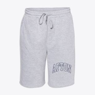 Afton Wyoming Trendy Block Fleece Shorts