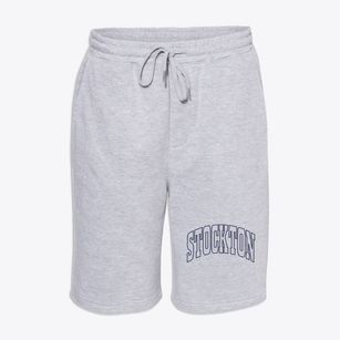 Stockton Illinois Trendy Block Fleece Shorts