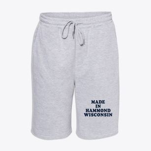 Hammond Wisconsin Classic 70s Fleece Shorts