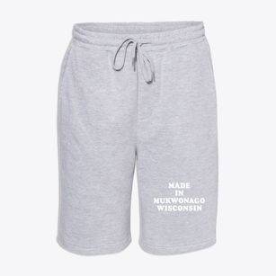 Mukwonago Wisconsin Classic 70s Fleece Shorts
