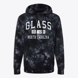 Glass North Carolina Classic Established Premium Tie-Dye Hoodie