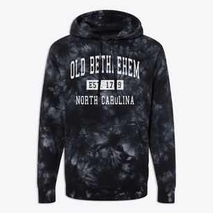 Old Bethlehem North Carolina Classic Established Premium Tie-Dye Hoodie