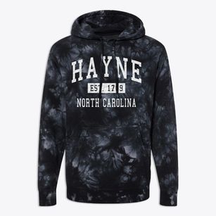 Hayne North Carolina Classic Established Premium Tie-Dye Hoodie