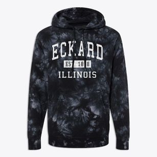 Eckard Illinois Classic Established Premium Tie-Dye Hoodie