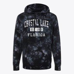 Crystal Lake Florida Classic Established Premium Tie-Dye Hoodie