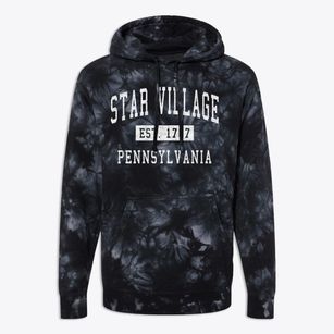Star Village Pennsylvania Classic Established Premium Tie-Dye Hoodie