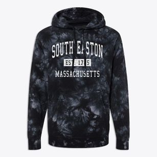 South Easton Massachusetts Classic Established Premium Tie-Dye Hoodie