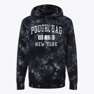 Poughquag New York Classic Established Premium Tie-Dye Hoodie