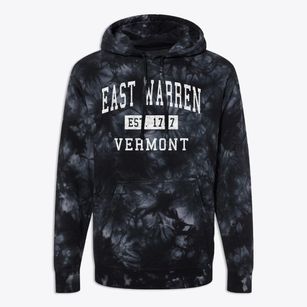 East Warren Vermont Classic Established Premium Tie-Dye Hoodie
