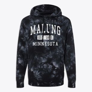 Malung Minnesota Classic Established Premium Tie-Dye Hoodie