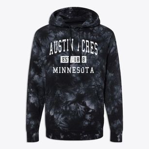 Austin Acres Minnesota Classic Established Premium Tie-Dye Hoodie