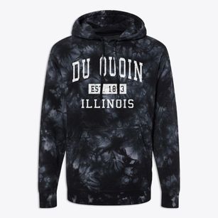 Du Quoin Illinois Classic Established Premium Tie-Dye Hoodie