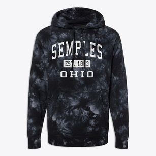 Semples Ohio Classic Established Premium Tie-Dye Hoodie