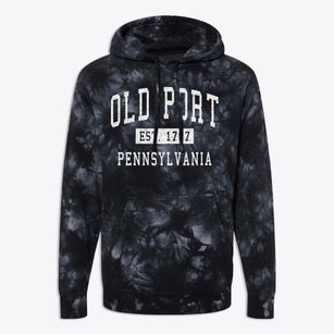 Old Port Pennsylvania Classic Established Premium Tie-Dye Hoodie