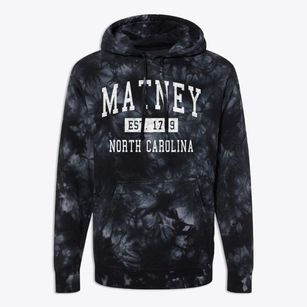 Matney North Carolina Classic Established Premium Tie-Dye Hoodie