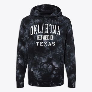 Oklahoma Texas Classic Established Premium Tie-Dye Hoodie