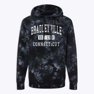 Bradleyville Connecticut Classic Established Premium Tie-Dye Hoodie