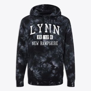 Lynn New Hampshire Classic Established Premium Tie-Dye Hoodie