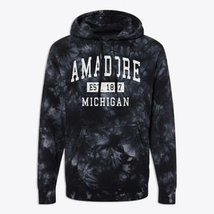Amadore Michigan Classic Established Premium Tie-Dye Hoodie