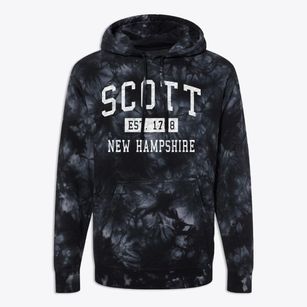 Scott New Hampshire Classic Established Premium Tie-Dye Hoodie