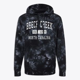 Beech Creek North Carolina Classic Established Premium Tie-Dye Hoodie