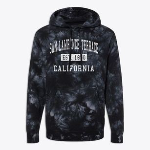 San Lawrence Terrace California Classic Established Premium Tie-Dye Hoodie