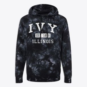 Ivy Illinois Classic Established Premium Tie-Dye Hoodie