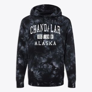 Chandalar Alaska Classic Established Premium Tie-Dye Hoodie