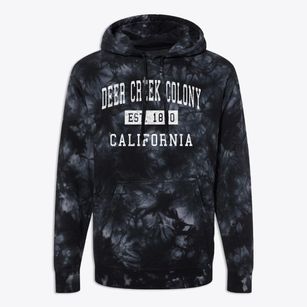 Deer Creek Colony California Classic Established Premium Tie-Dye Hoodie