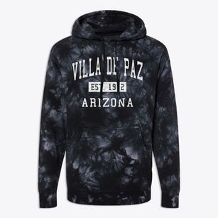 Villa De Paz Arizona Classic Established Premium Tie-Dye Hoodie