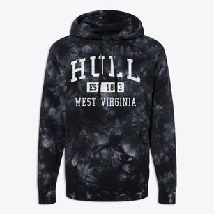 Hull West Virginia Classic Established Premium Tie-Dye Hoodie