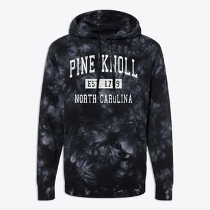Pine Knoll North Carolina Classic Established Premium Tie-Dye Hoodie