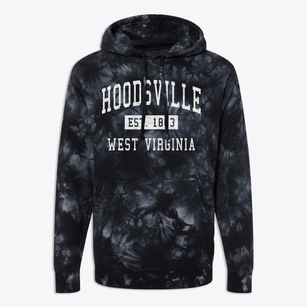 Hoodsville West Virginia Classic Established Premium Tie-Dye Hoodie