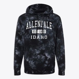 Allendale Idaho Classic Established Premium Tie-Dye Hoodie