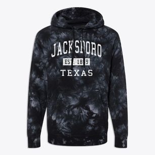Jacksboro Texas Classic Established Premium Tie-Dye Hoodie