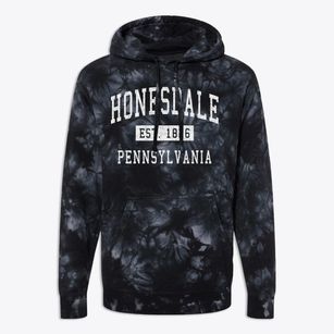 Honesdale Pennsylvania Classic Established Premium Tie-Dye Hoodie