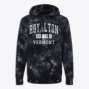 Royalton Vermont Classic Established Premium Tie-Dye Hoodie