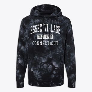 Essex Village Connecticut Classic Established Premium Tie-Dye Hoodie