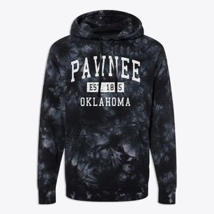 Pawnee Oklahoma Classic Established Premium Tie-Dye Hoodie
