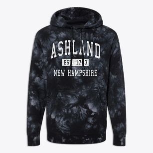 Ashland New Hampshire Classic Established Premium Tie-Dye Hoodie