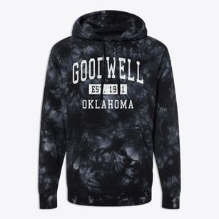 Goodwell Oklahoma Classic Established Premium Tie-Dye Hoodie