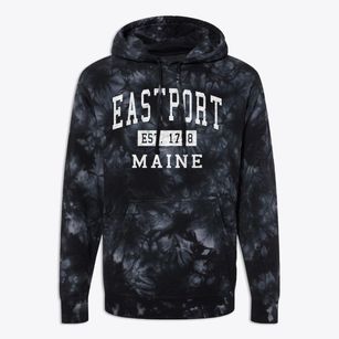 Eastport Maine Classic Established Premium Tie-Dye Hoodie