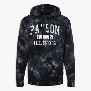 Payson Illinois Classic Established Premium Tie-Dye Hoodie