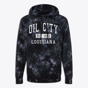 Oil City Louisiana Classic Established Premium Tie-Dye Hoodie