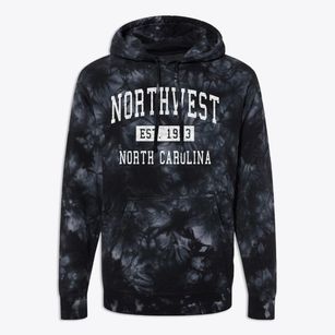 Northwest North Carolina Classic Established Premium Tie-Dye Hoodie