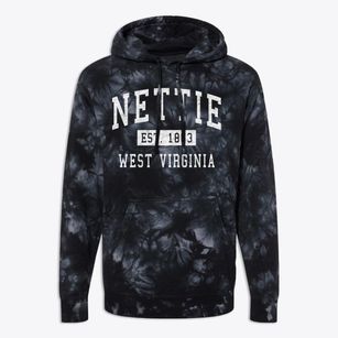 Nettie West Virginia Classic Established Premium Tie-Dye Hoodie