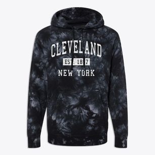 Cleveland New York Classic Established Premium Tie-Dye Hoodie