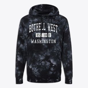 Bothell West Washington Classic Established Premium Tie-Dye Hoodie