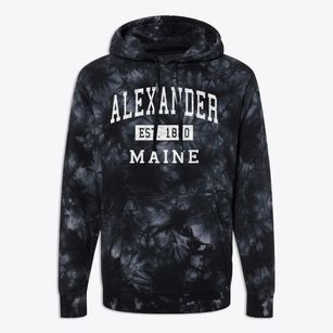 Alexander Maine Classic Established Premium Tie-Dye Hoodie