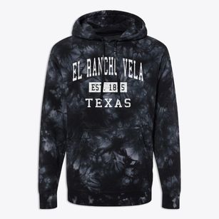 El Rancho Vela Texas Classic Established Premium Tie-Dye Hoodie